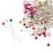 12 Packs: 100 ct. (1,200 total) Multicolor Long Pearlized Pins by Loops & Threads™